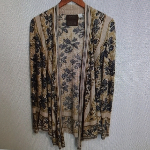 Anthropologie Sweaters - Anthropologie Guinevere cardigan beige blue xs